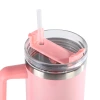 The first-generation thermal sublimation insulated straight stainless steel handle cup 40oz large-capacity stainless steel insulated cup for cars details Picture